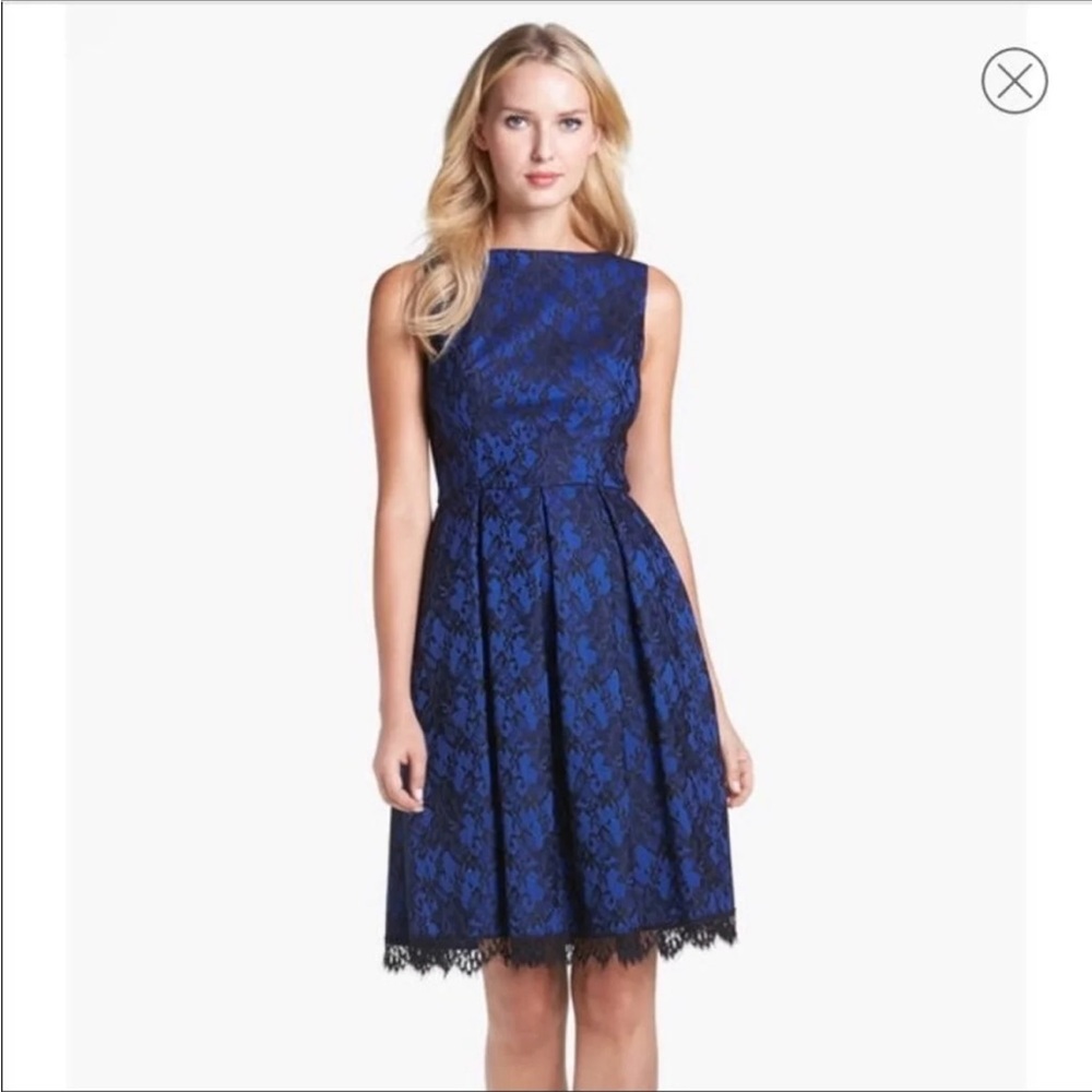 Isaac Mizrahi Royal Blue Lace Dress